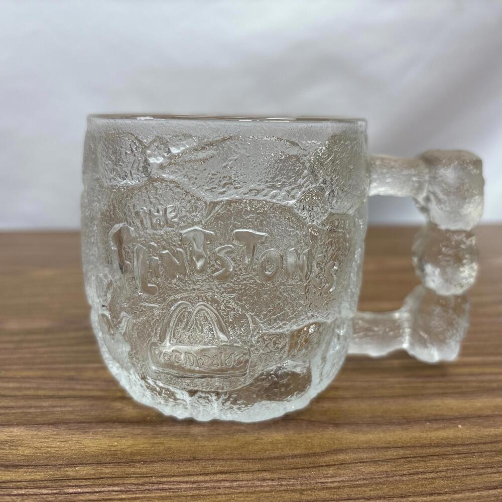 VTG Cup Mug Coffee Tea Flintstones McDonald's Rocky Road 12 oz. Glassware 1993